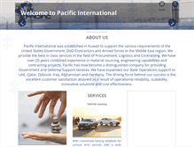 Tablet Screenshot of pacificint.net